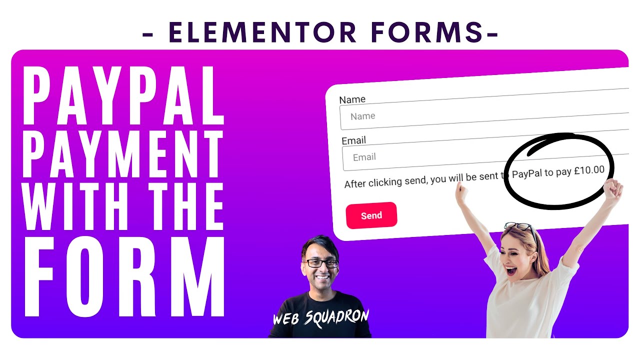 PayPal Payments with Elementor Forms - Free Code - Elementor WordPress Tutorial