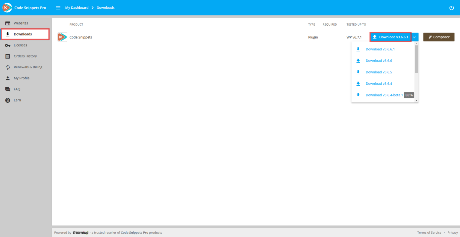 How to Install Code Snippets Pro After Purchase - Code Snippets