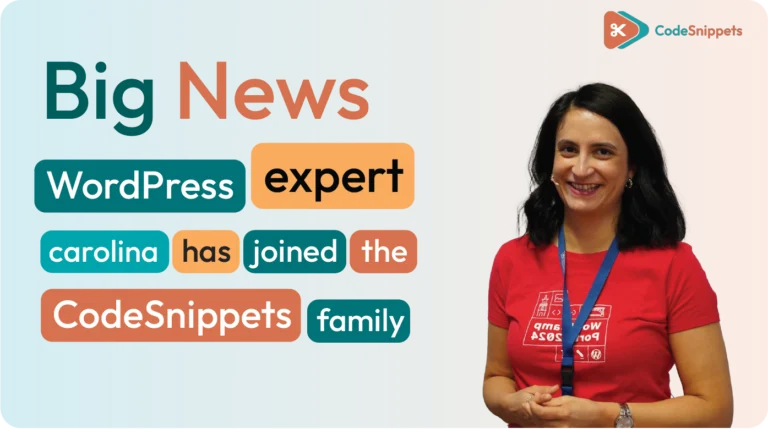 Welcome to the team, Carolina!